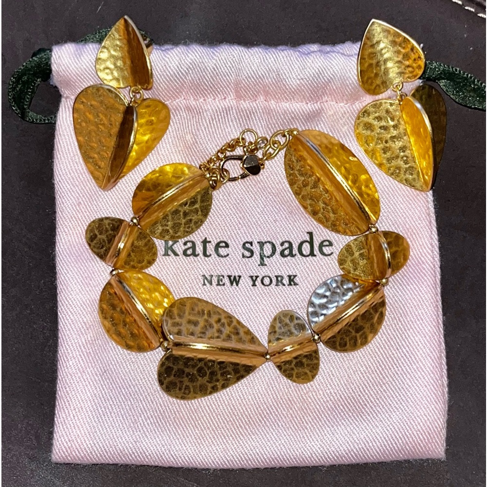 kate spade bracelet and earrings
